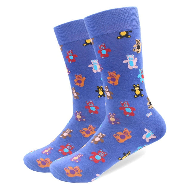 Colourful and fun combed cotton casual socks by Sockies